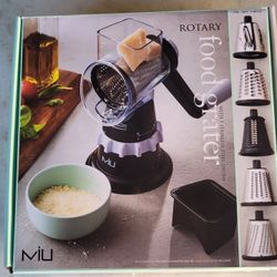 Miu Rotary Food Grater with Stainless Steel Drums