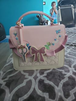 Pink Lolita Style Mini Handbag with Bow