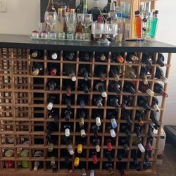 Wine Rack Plus wine bottles