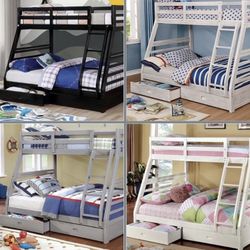 Twinfull Size Plain Bunkb3d W Orthopedic Matres!!!