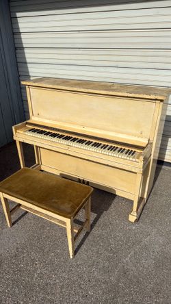 Vintage upright piano