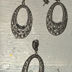 Earrings And Pendant