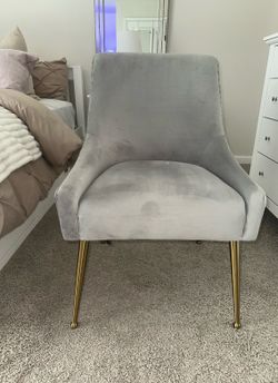 TOV BEATRIX PLEATED VELVET DINING CHAIR