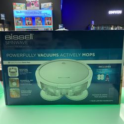 Bissell Spinwave Wet And Dry Robotic Vacuum - Pearl White