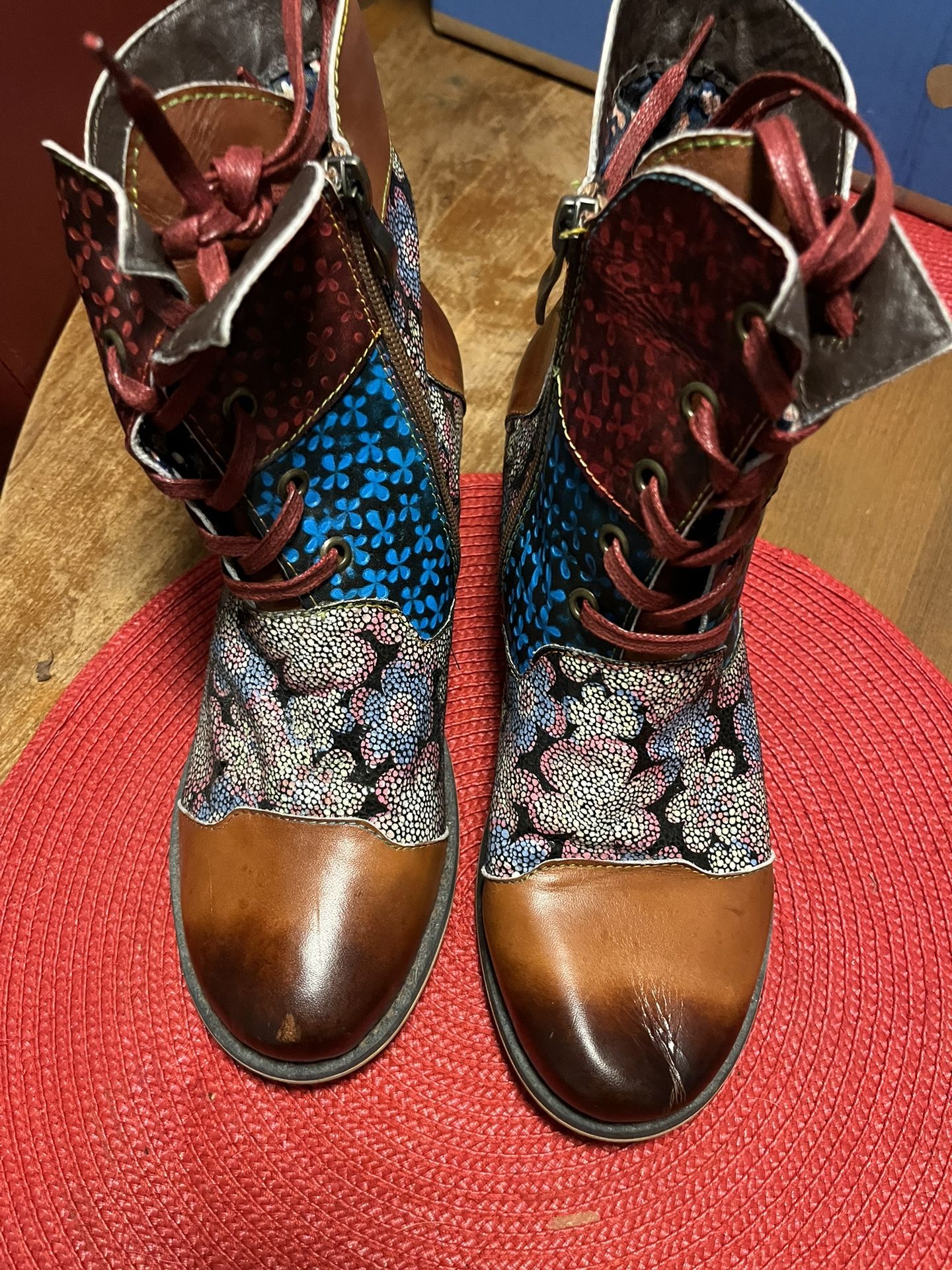 Socofy Leather Boot 8.5 Women’s