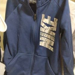 Blue Nike Drifit Jacket 