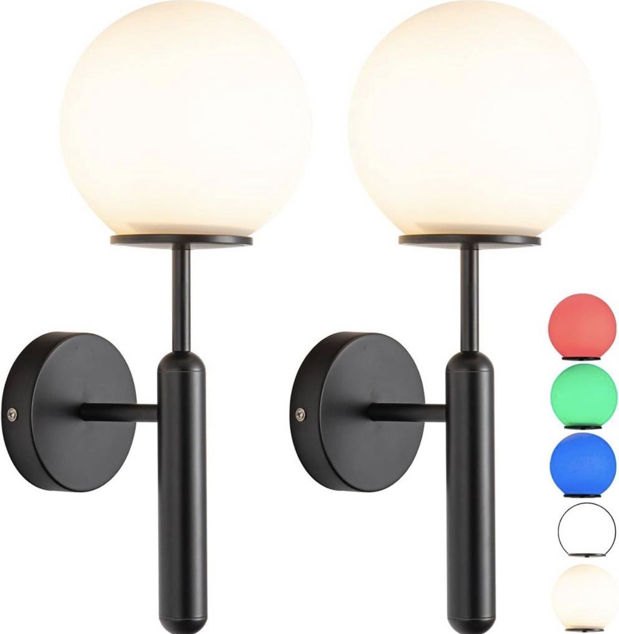 Battery operated Wall Sconce Lighting Fixture Set