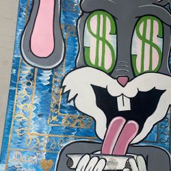 Painting Playboy Bugs Bunny Joint 