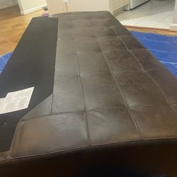 Saatva, Adra, King, Espresso Antica Leather