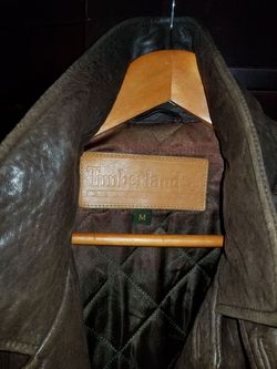 Timberland leather coat