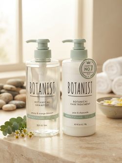 BOTANIST Bouncy Volume Premium Hair Care Set Made in Japan Shampoo Conditioner