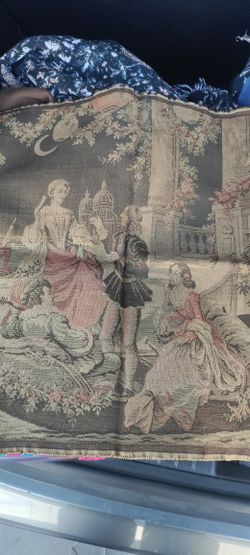 Small Tapestry Faded Style  ~1ft By 1ft