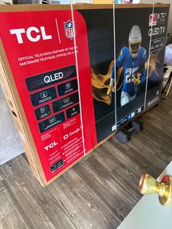 QLED Tcl 75 inches smart tv 4k 144 hz new in box