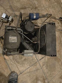 Compressor unit from reach in fridge