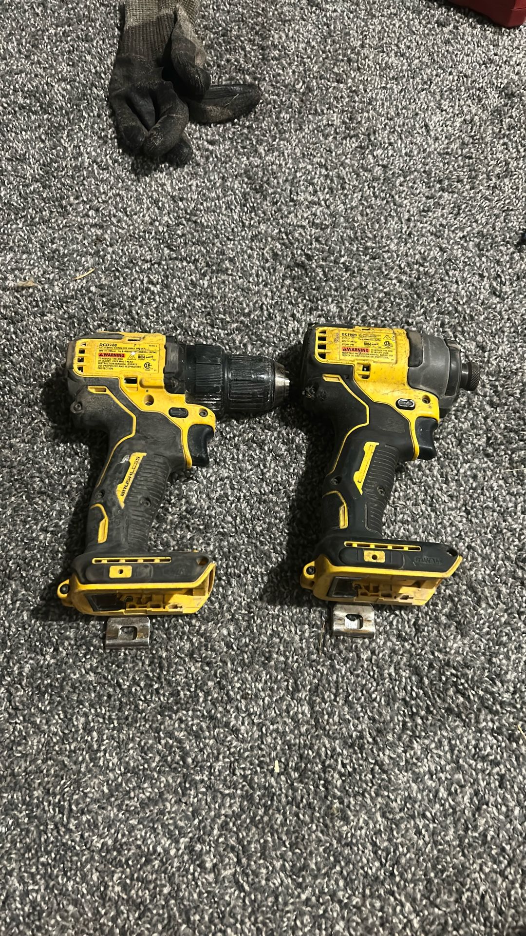 20v Brushless Dewalt Chuck Drill, 20v Brushless Dewalt Impact Drill, Dewalt Reciprocating Saw