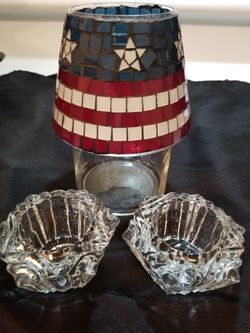 Glass Candle Holders & Candle Lamp