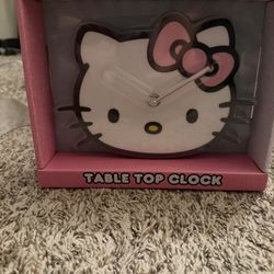 Hello Kitty Table Top Clock 