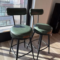 Bar Stool Chairs , Green