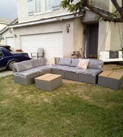 Patio sofa set patio furniture outdoor patio couch set ☑️🆕🚎