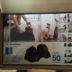 Norditrack Adjustable Dumbbell 50 Lbs