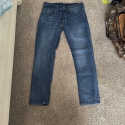 Mens Size 32-30 LEVI Strauss 511 Blue Jeans 