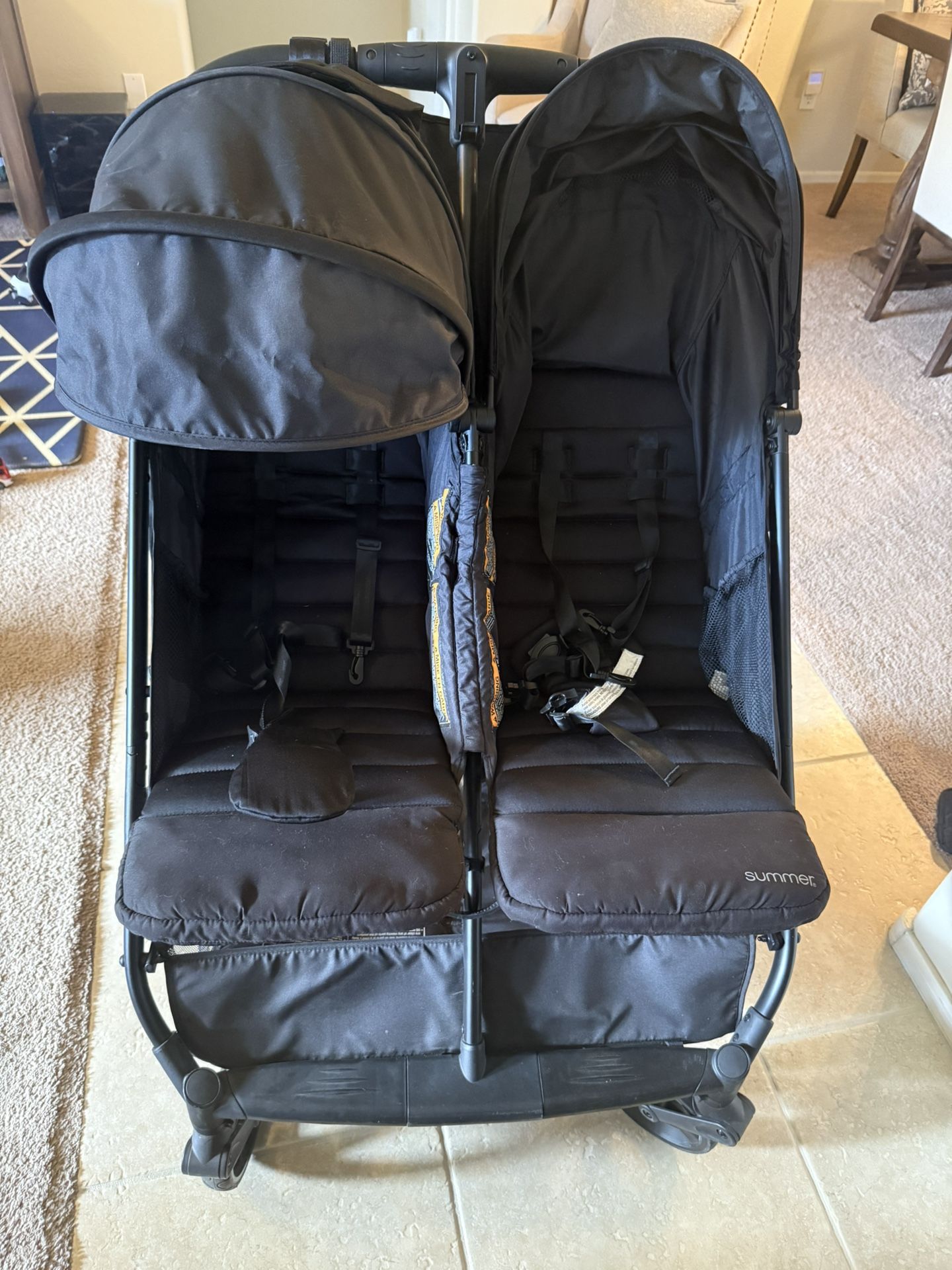 Hardly Used Summer Double Folding Stroller 