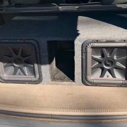 2 15” Kicker L3 Subwoofers in a Custom Box