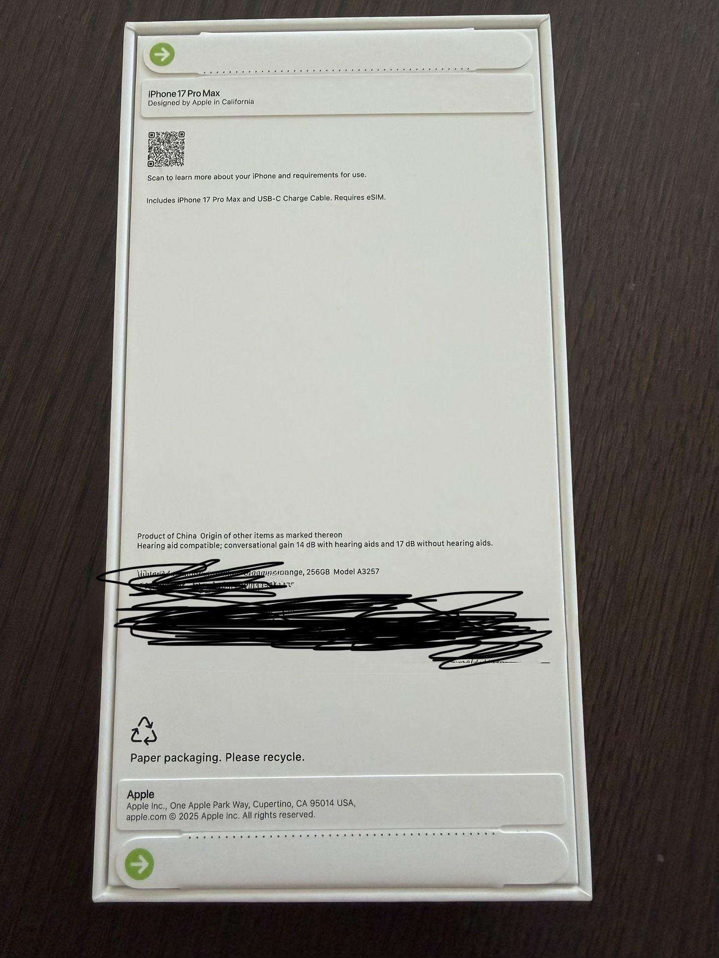 Brand new not open iphone 17 pro max