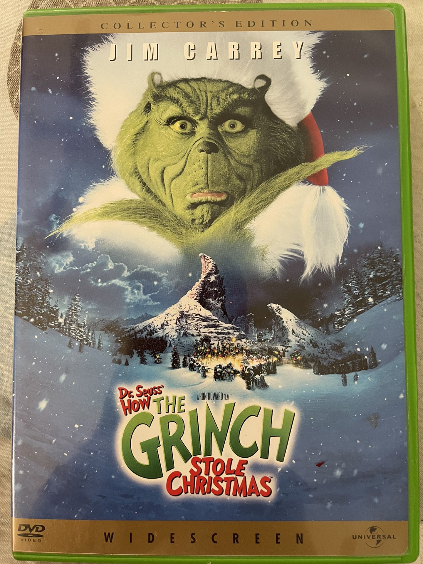 DR. SEUSS’ HOW THE GRINCH STOLE CHRISTMAS (DVD) WIDESCREEN COLLECTORS EDITION 