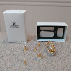 Swarovski crystal mini wine set