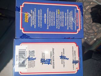Sealed boxes and cards
