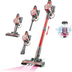 Cordless Vacuum Cleaner,Vacuum Cleaners for Home with Super Suction,Stick Vacuum Cleaner Rechargeable Up to 35 Mins Runtime,Lightweight Hardwood Floor