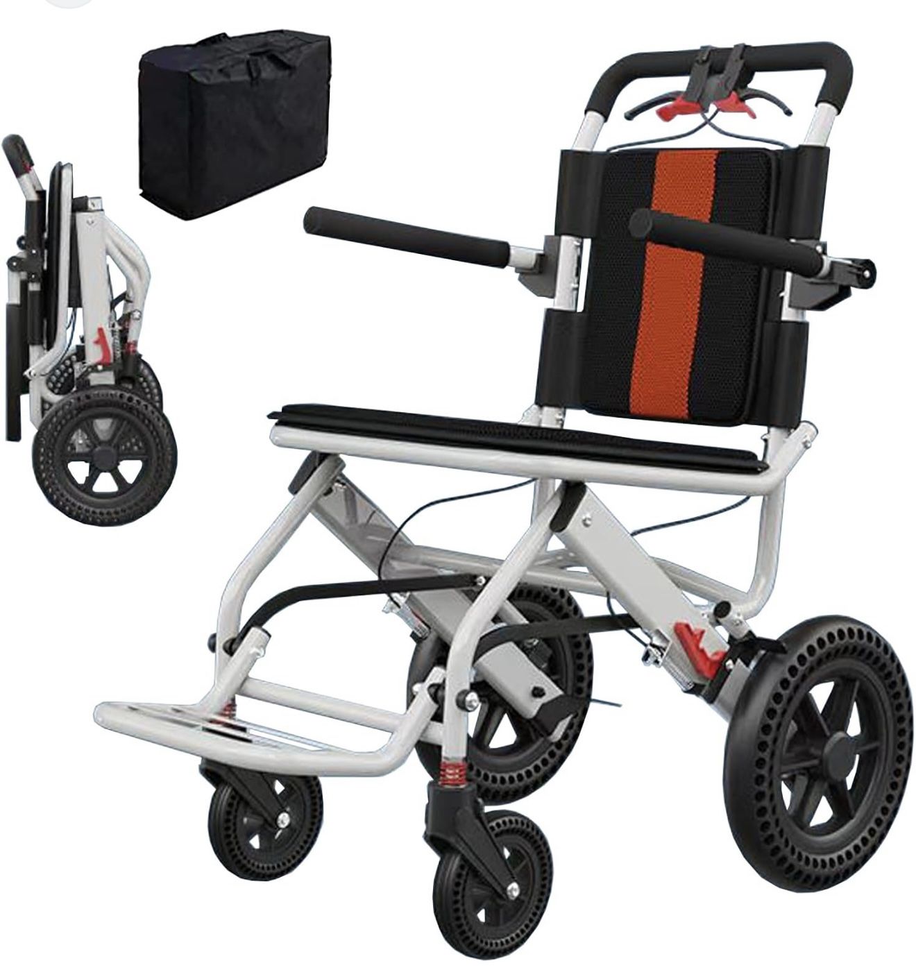 Portable Foldable Lightweight Wheelchair 20lbs