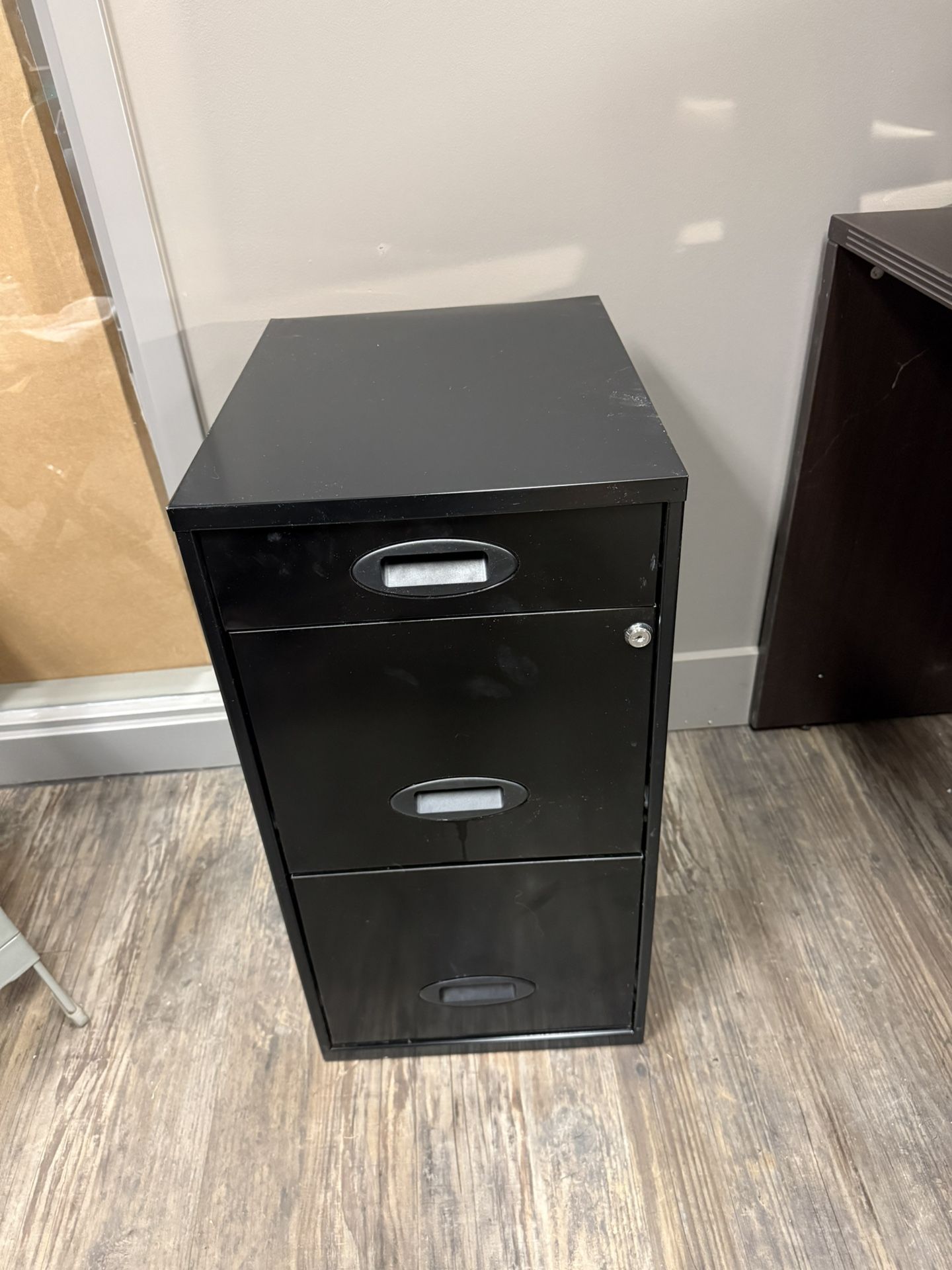 Metal Black File Cabinet