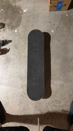 Black skateboard