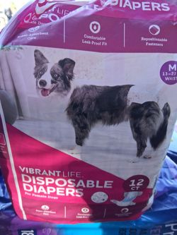 Medium dog diapers
