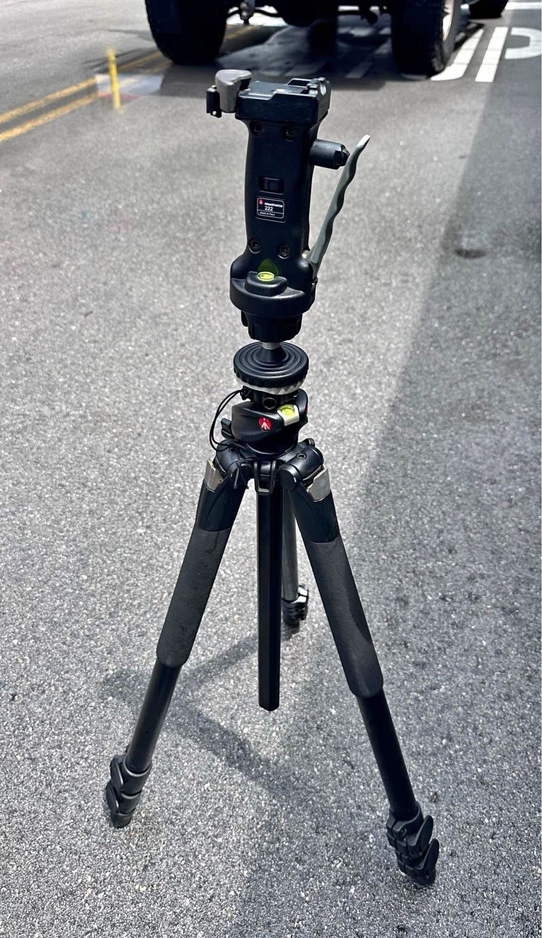 Manfrotto Tripod 055XPROB + 222 Joystick Head – Made in Italy