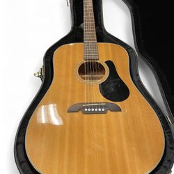 Alvarez Acoustic Guitar With Case. Guitarra Acústica Con Estuche