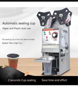 Bubble Tea Cup Sealing Machine