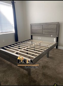 Platform Full Size Bed Frame 