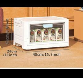Foldable storage bin