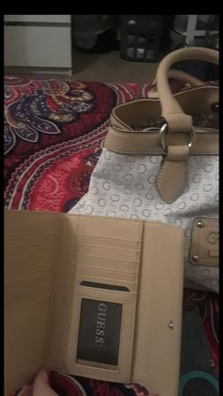 Guess purse and wallet