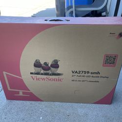 Viewsonic 27” Computer Monitor 