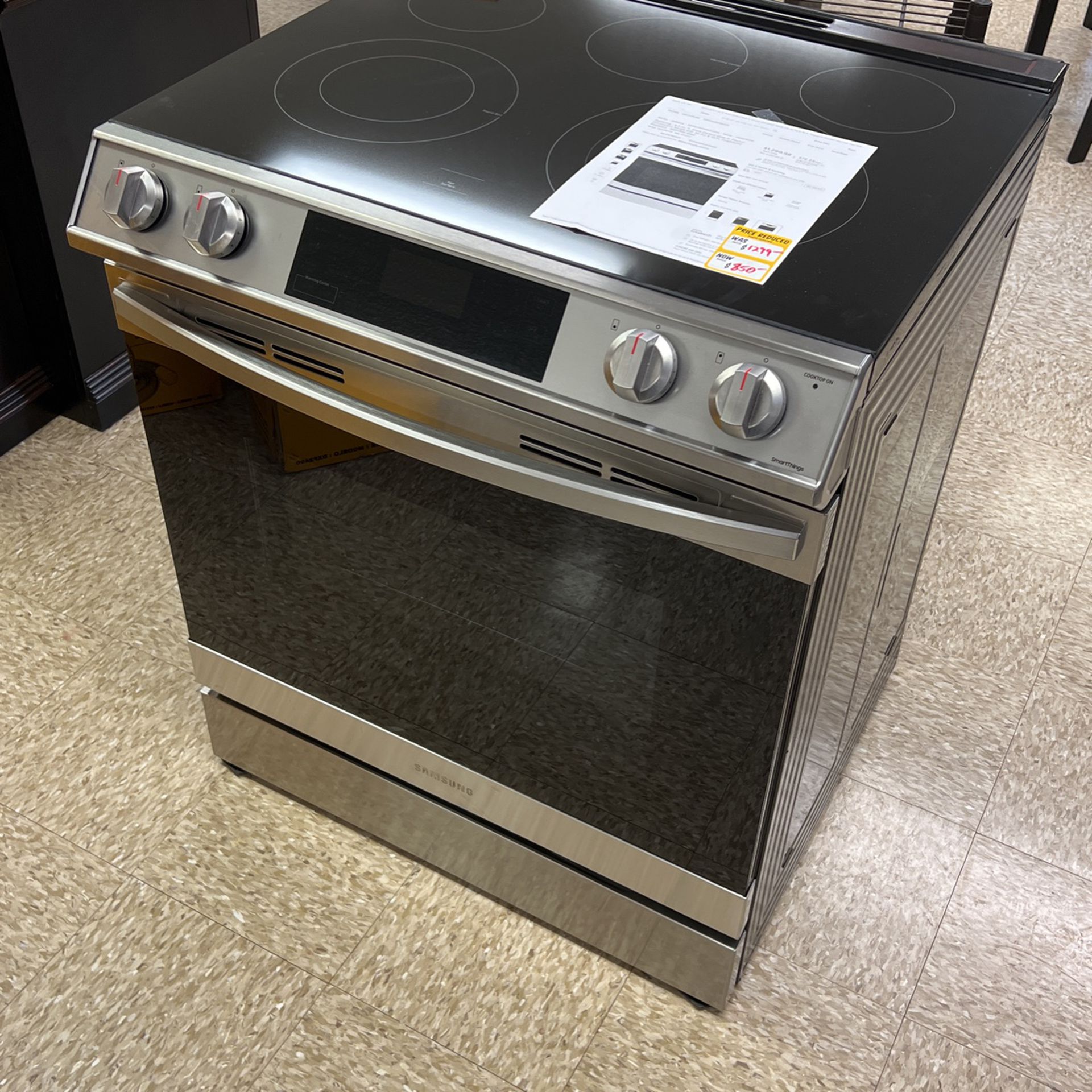 Samsung 6.3 Cu Ft. Electric Range With Air Fry 