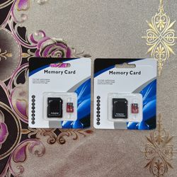 2 Sets x 1TB Universal SD Memory Card, Micro TF Flash Memory Card with Adapter