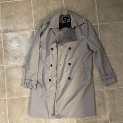 H&M Men’s Double Breasted Trench Coat Large - Size 46R