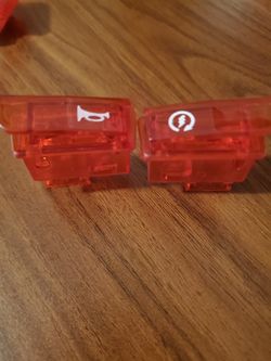 150cc red clear switches 5 pieces brand new never used