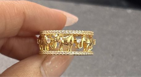Elephant  size 8 ring