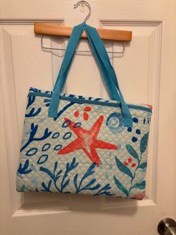 Beach throw in a bag / beach blanket