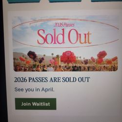 Coachella 2026 VIP Pass Week 1